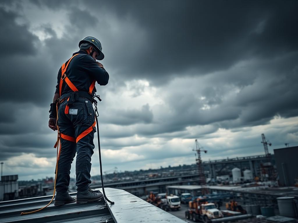 Hva er definisjonen på arbeid i høyden?