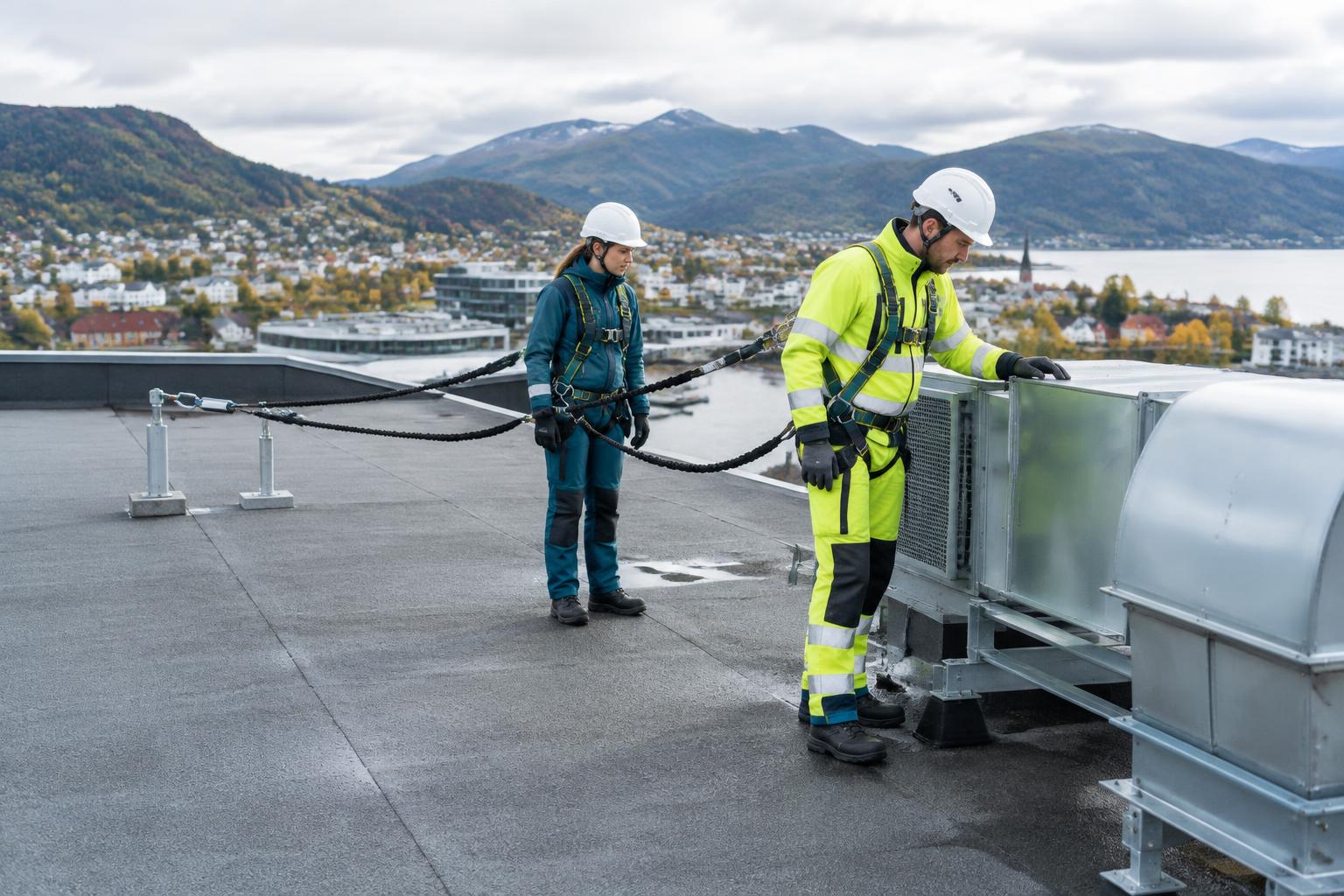 Fallsikringsutstyr og fallsikring i hele Norge
